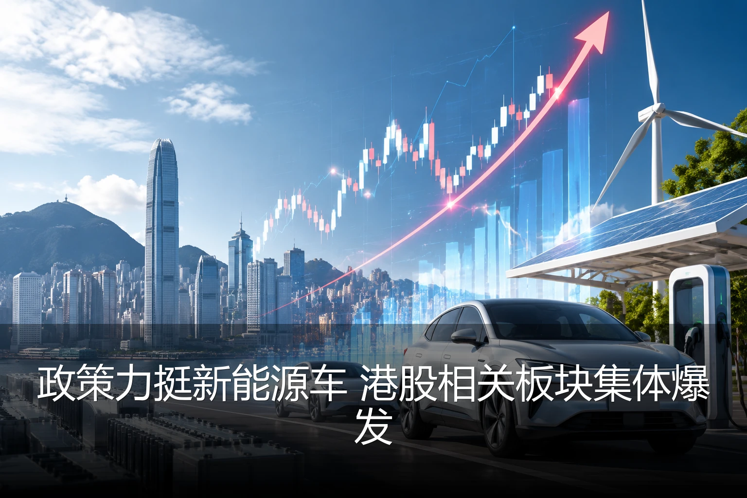 政策力挺新能源车 港股相关板块集体爆发